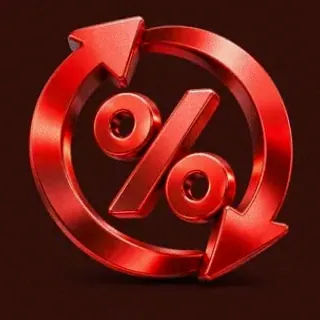 Percent cycle icon — Casino-Mate