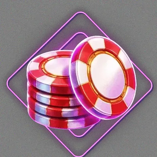 Poker table with cards