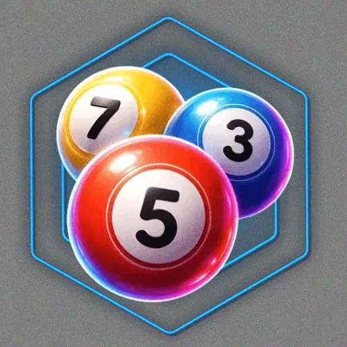Numbered bingo balls