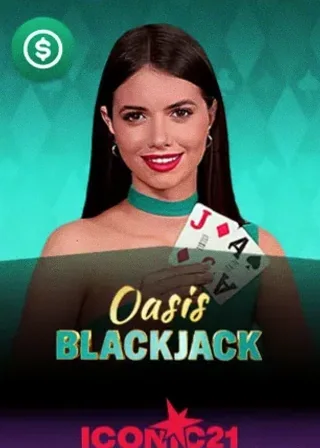 Oasis Blackjack live game cover