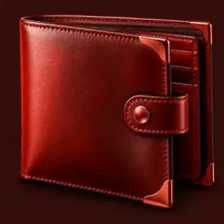Leather bifold wallet — Casino-Mate