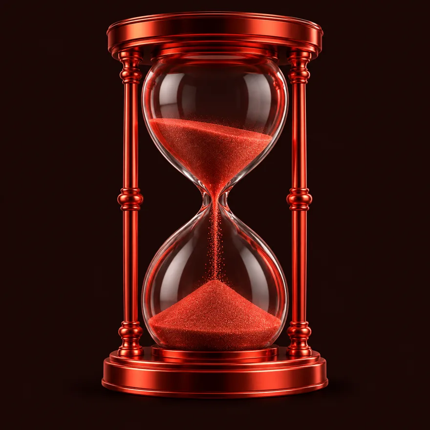 Ornate hourglass — Casino-Mate