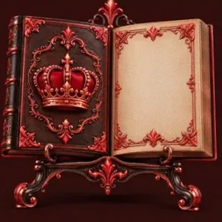Ornate open book — Casino-Mate