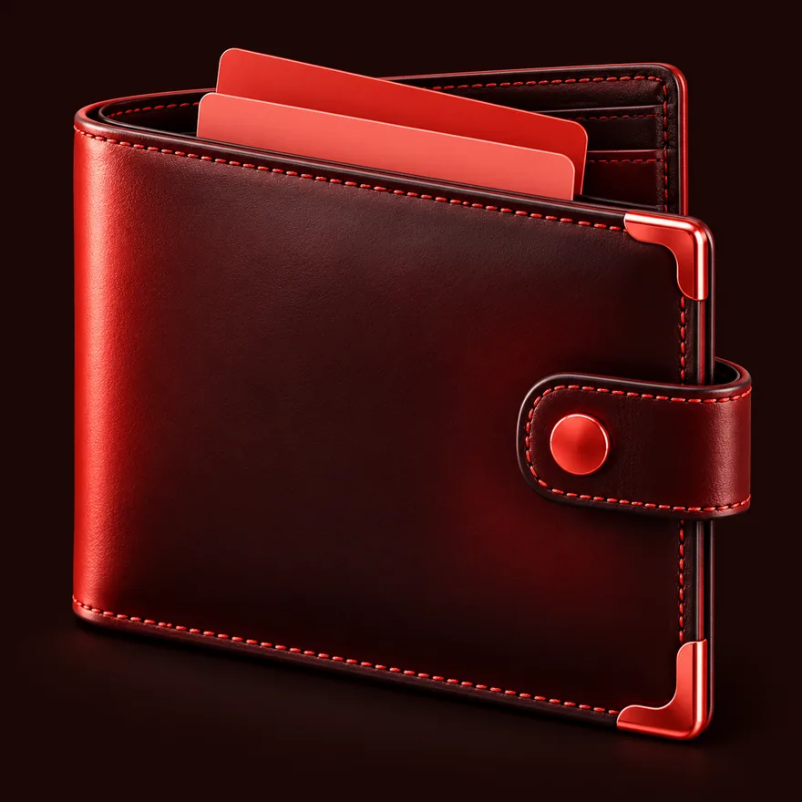 Leather wallet — Casino-Mate